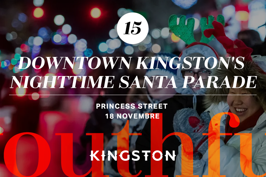 Downtown Kingston’s Nighttime Santa Parade