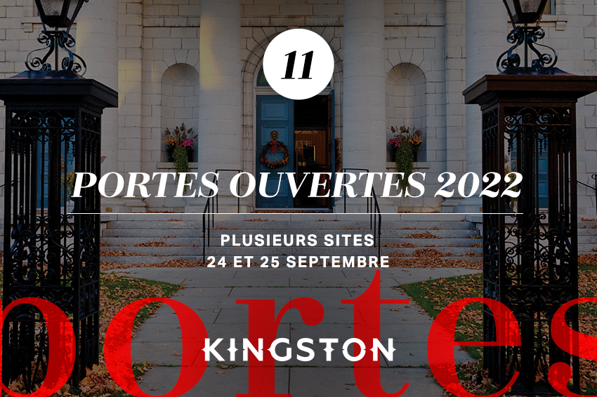 11. Portes ouvertes 2022 Plusieurs sites 24 et 25 septembre