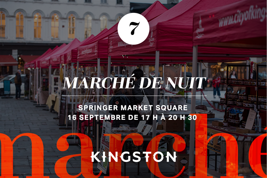 Marché de nuit Springer Market Square 16 septembre de 17 h à 20 h 30