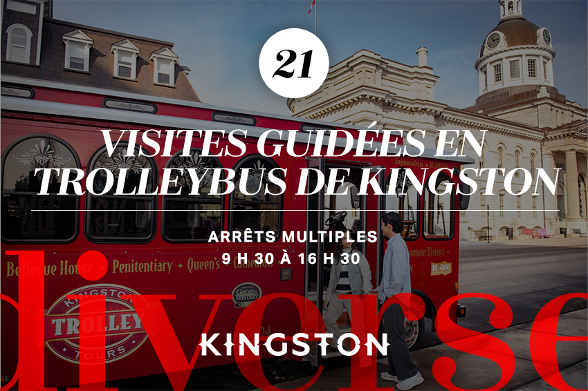 Visites guidées en trolleybus de Kingston