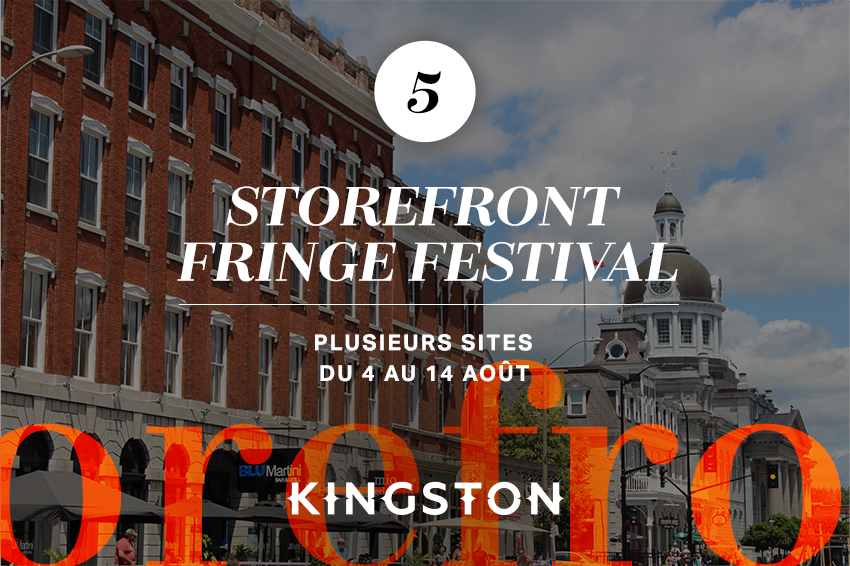 Storefront Fringe Festival Plusieurs sites Du 4 au 14 août