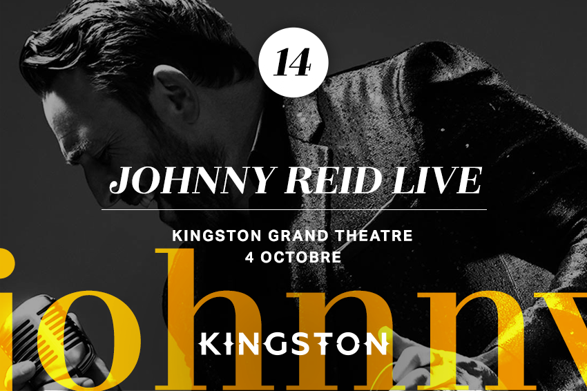 14. Johnny Reid live Kingston Grand Theatre 4 octobre