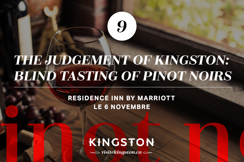 The Judgement of Kingston: blind tasting of pinot noirs