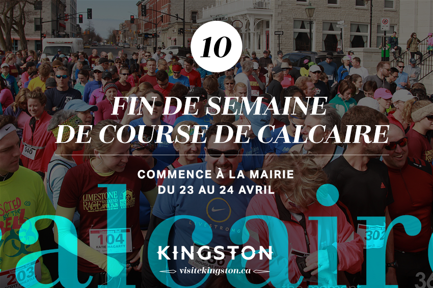 Fin de semaine de course de calcaire