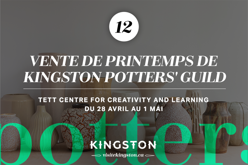 Vente de printemps de Kingston Potters' Guild