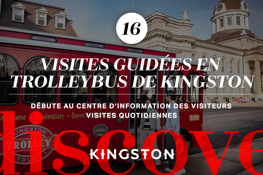 visites guidées en trolleybus de Kingston