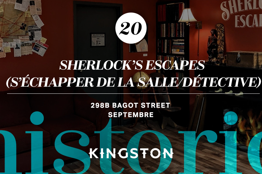 Sherlock’s Escapes (s’échapper de la salle/détective)