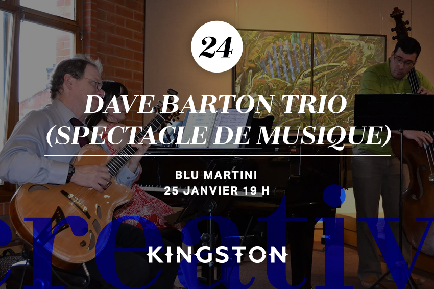 24. Dave Barton Trio (spectacle de musique)