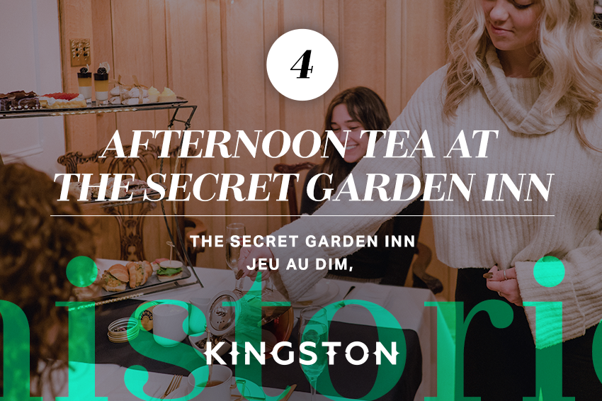 4. Afternoon Tea at The Secret Garden Inn