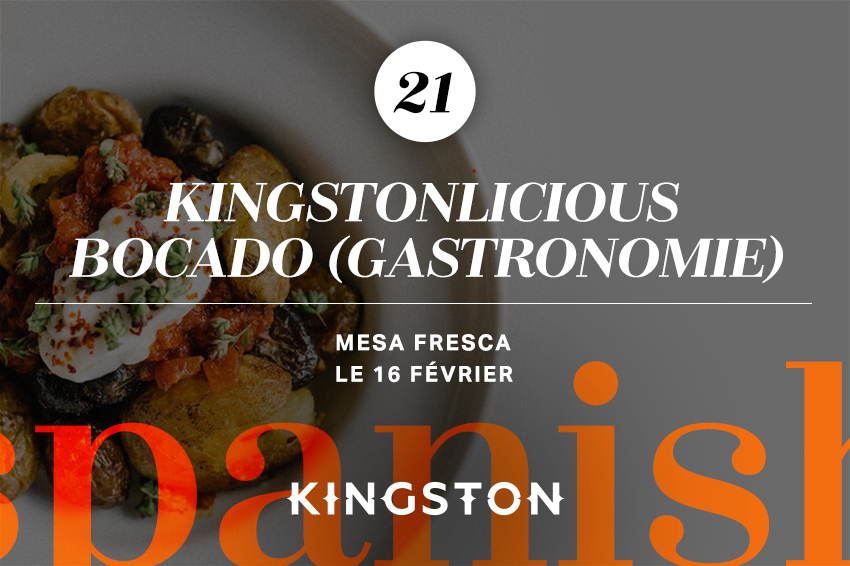 21. Kingstonlicious Bocado (gastronomie) À confirmer À confirmer