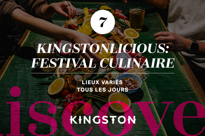 7. Kingstonlicious: festival culinaire