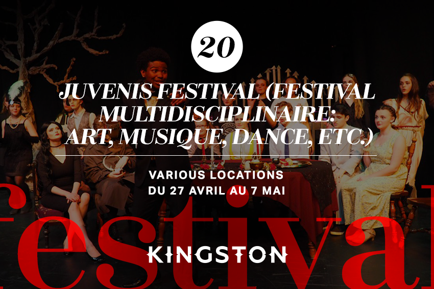 20. Juvenis Festival (festival multidisciplinaire: art, musique, dance, etc.)