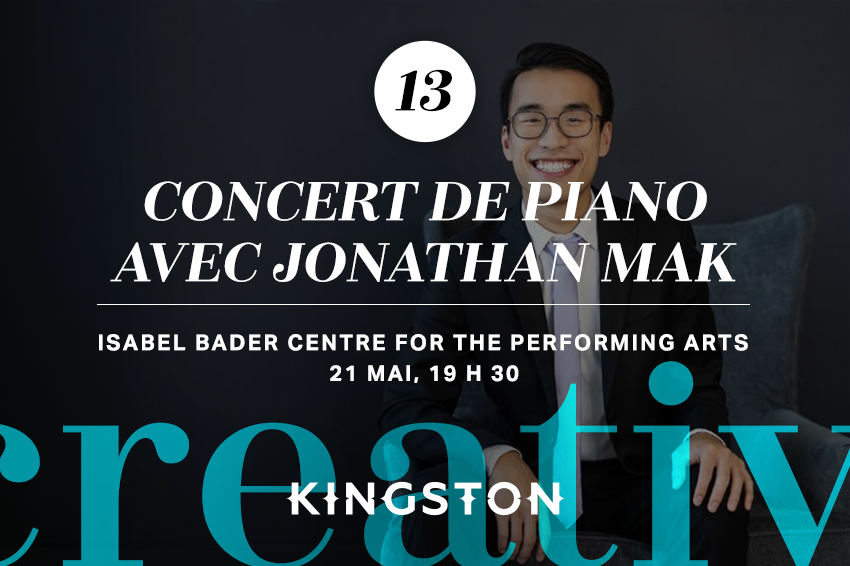 13. Concert de piano avec Jonathan Mak