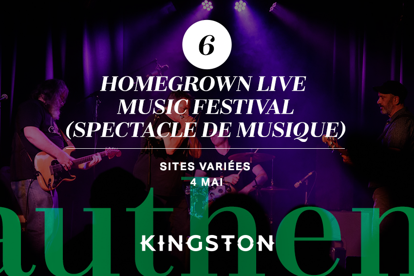 6. Homegrown Live Music Festival (spectacle de musique)