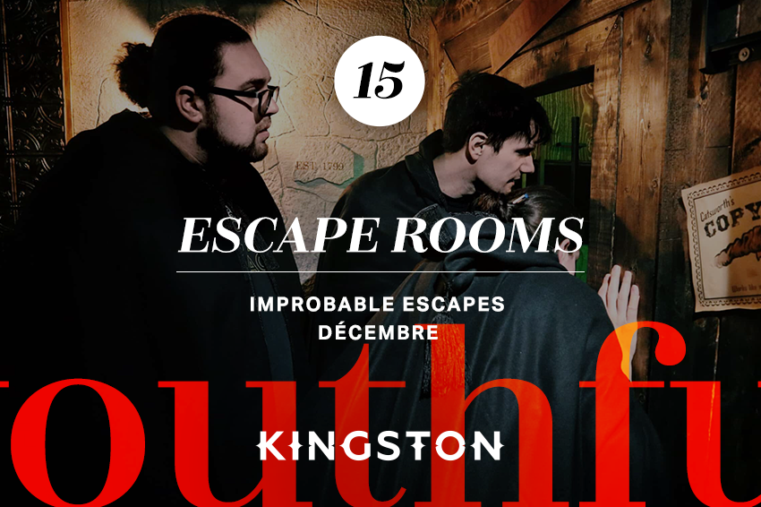 15. Escape rooms