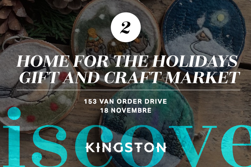 2. Home for the holidays gift and craft market