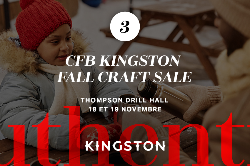 3. CFB Kingston fall craft sale