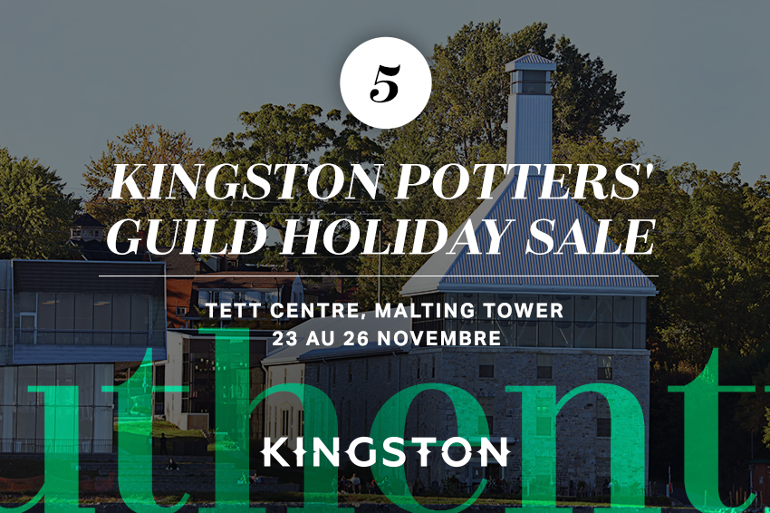 5. Kingston Potters’ Guild Holiday Sale