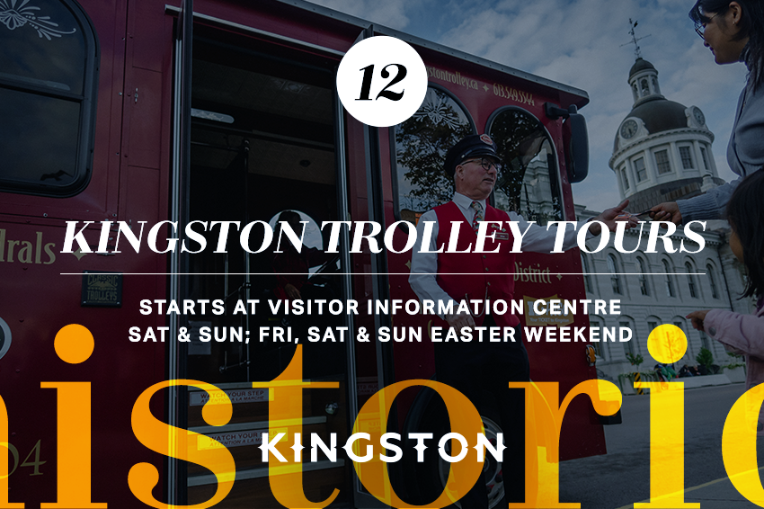 12. Kingston Trolley Tours (visite en autobus)