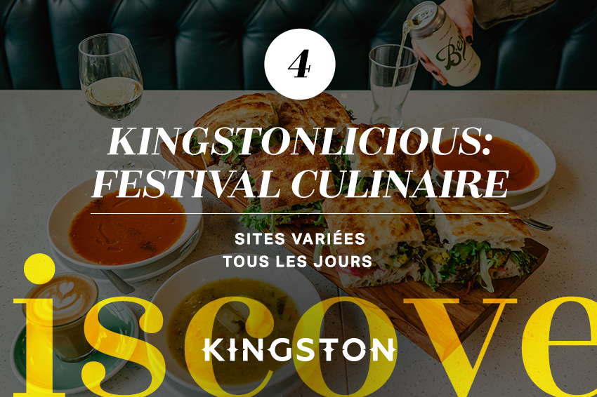 4. Kingstonlicious: festival culinaire